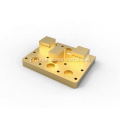 Gold Plating CNC Milling Brass Copper Peças